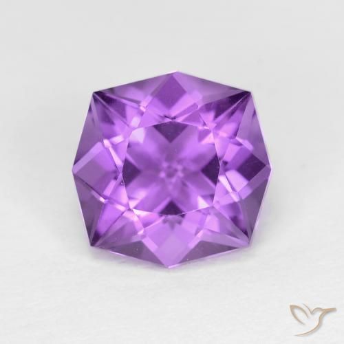 3.01ct Natural Violeta Púrpura Médio Ametista, Chique, VVS