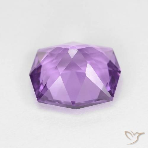 Ametista Violeta Púrpura Médio Natural 3.50ct, Chique, VVS