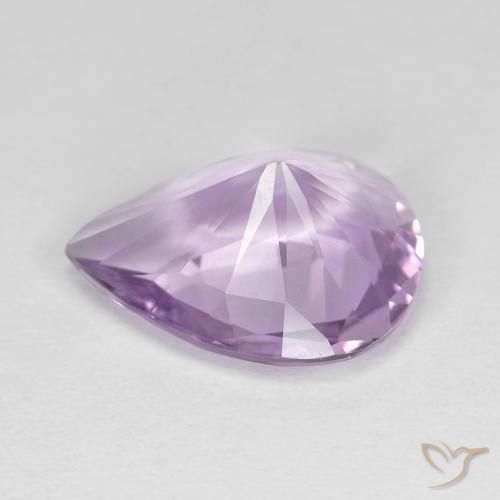 Ametista íris violeta Natural 3.35ct, Formato de pêra, VVS