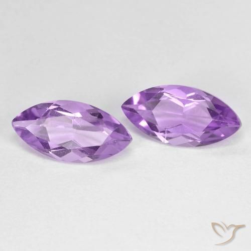 1.92ctw Natural Violeta rosado Ametista, Marquesa, VVS-VS