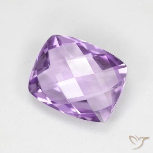 Ametista Violeta rosado Natural 2.78ct, Almofada, VVS