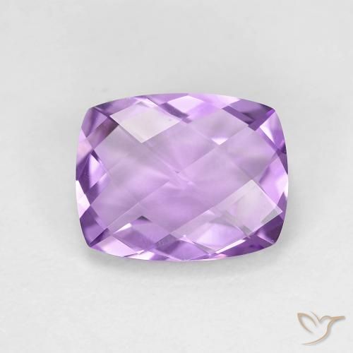2.45ct Natural Violeta rosado Ametista, Almofada, VVS