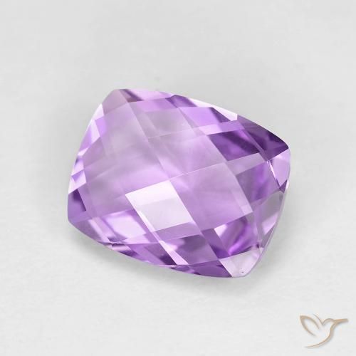 Ametista Violeta rosado Natural 2.45ct, Almofada, VVS