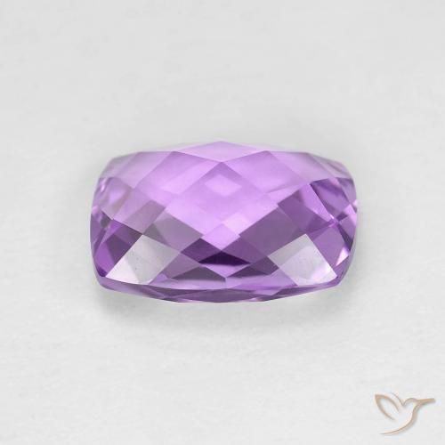 Ametista Violeta rosado Natural 2.45ct, Almofada, VVS