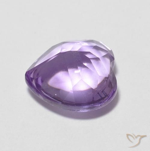 Ametista Violeta Vívido Natural 1.93ct, Coração, Transparente
