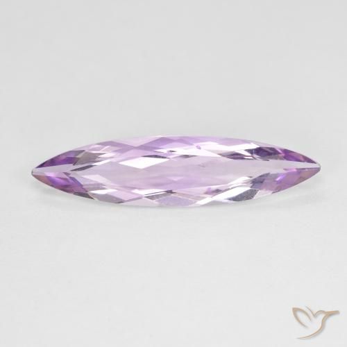 Ametista Violeta rosado claro Natural 2.01ct, Marquesa, VVS