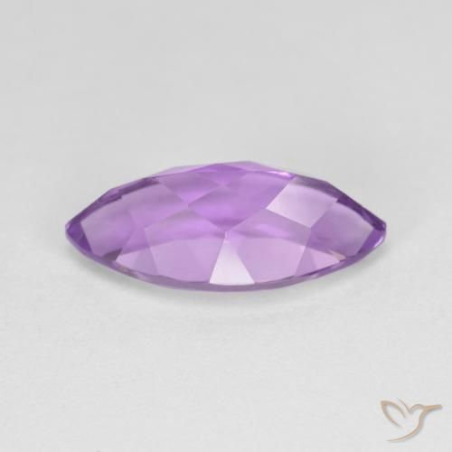 Ametista Violeta Púrpura Profundo Natural 3.20ct, Marquesa, VVS-VS
