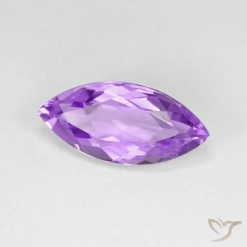 Ametista Violeta Púrpura Natural 3.01ct, Marquesa, VVS
