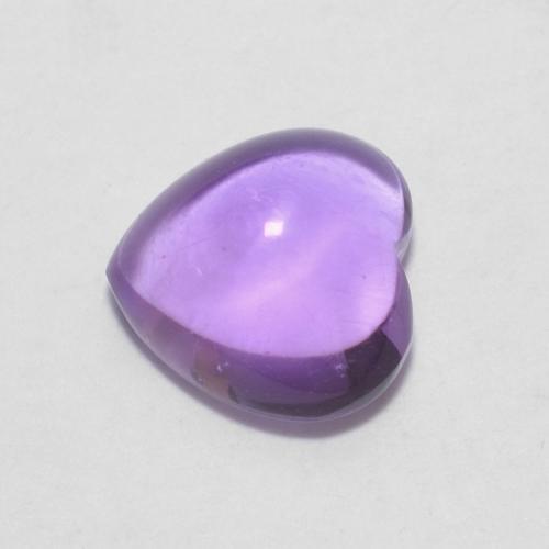 0.72ct Natural Violeta Profundo Ametista, Coração, Transparente