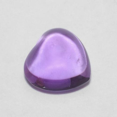 Ametista Violeta Profundo Natural 0.72ct, Coração, Transparente