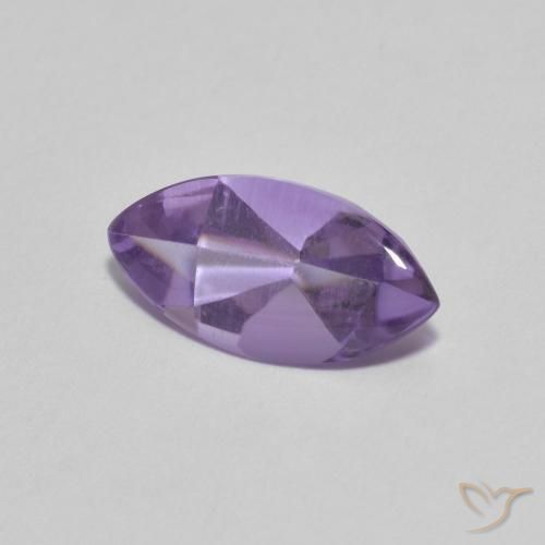 Ametista Violeta médio Natural 1.57ct, Marquesa, Transparente