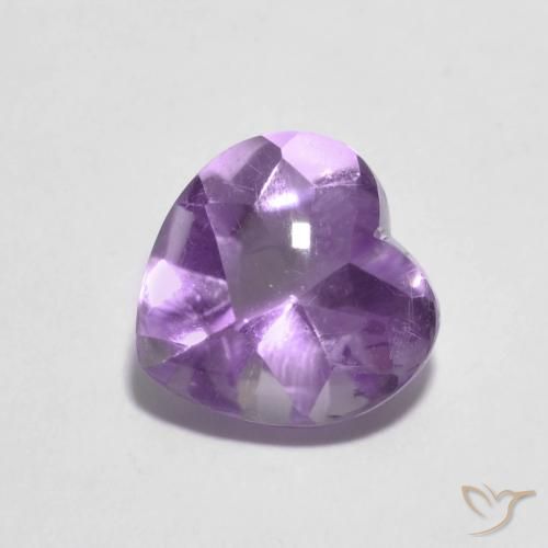 Ametista íris violeta Natural 1.97ct, Coração, Transparente
