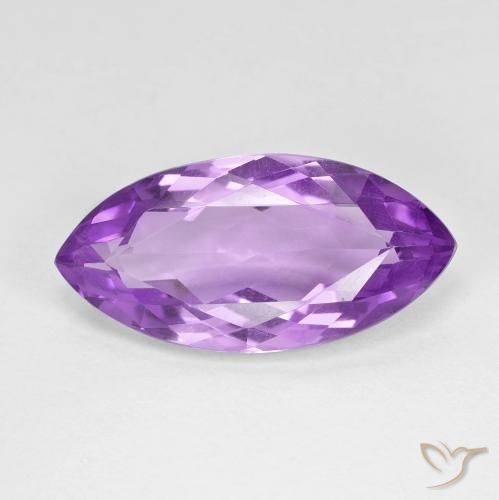7.10ct Natural Violeta Púrpura Profundo Ametista, Marquesa, VVS