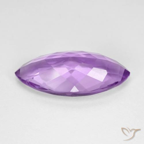 Ametista Violeta Púrpura Profundo Natural 7.10ct, Marquesa, VVS