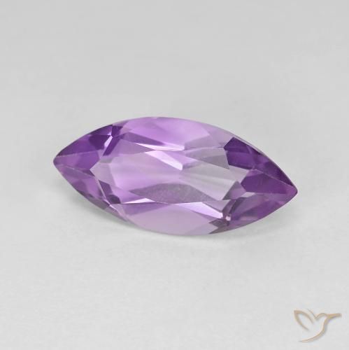 Ametista Violeta Rosado Médio Natural 3.01ct, Marquesa, VVS