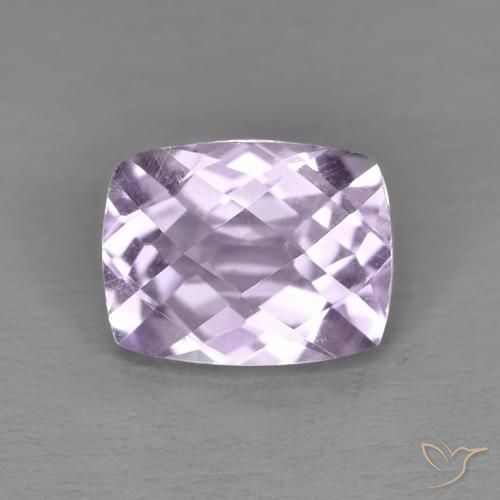 2.02ct Natural Violeta rosado claro Ametista, Almofada, VVS