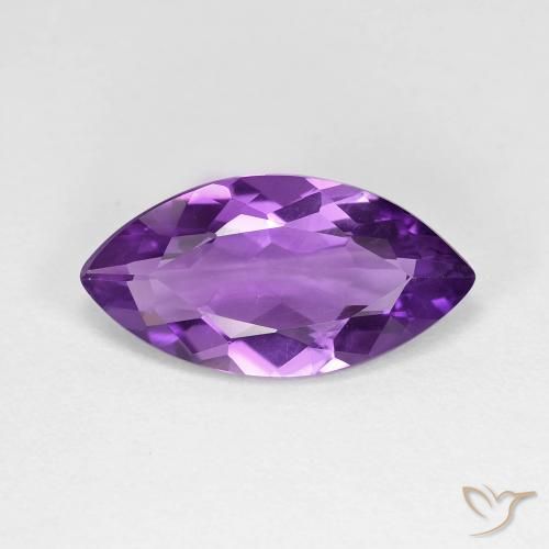 3.14ct Natural Medium Dark-Violet Ametista, Marquesa, VVS