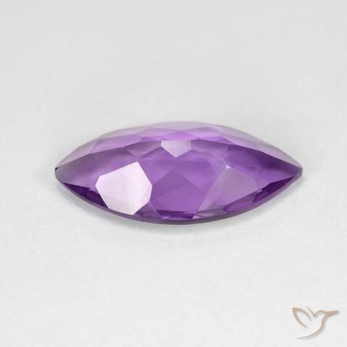 Ametista Medium Dark-Violet Natural 3.14ct, Marquesa, VVS