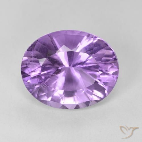 5.95ct Natural Violeta rosado Ametista, oval, VVS-VS