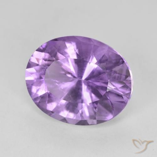 Ametista Violeta rosado Natural 5.95ct, oval, VVS-VS