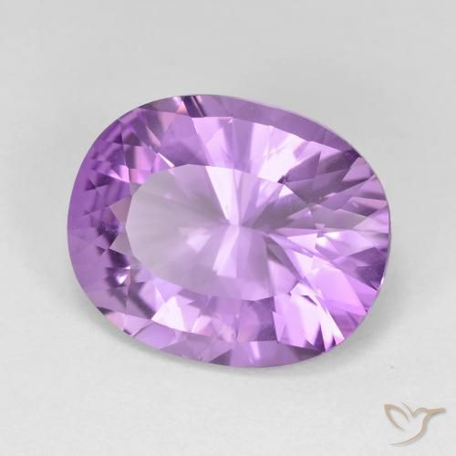Ametista Violeta Púrpura Natural 6.63ct, oval, VVS-VS