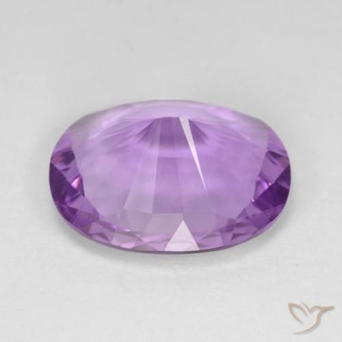 Ametista Violeta Púrpura Natural 6.63ct, oval, VVS-VS