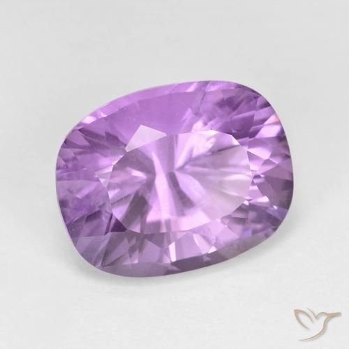 Ametista Violeta rosado Natural 6.21ct, Almofada, VVS-VS