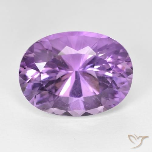 11.53ct Natural Violeta médio Ametista, oval, VVS