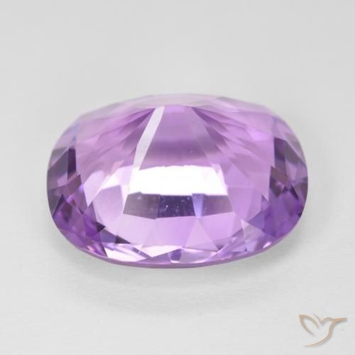 Ametista Violeta médio Natural 10.42ct, Almofada, VVS