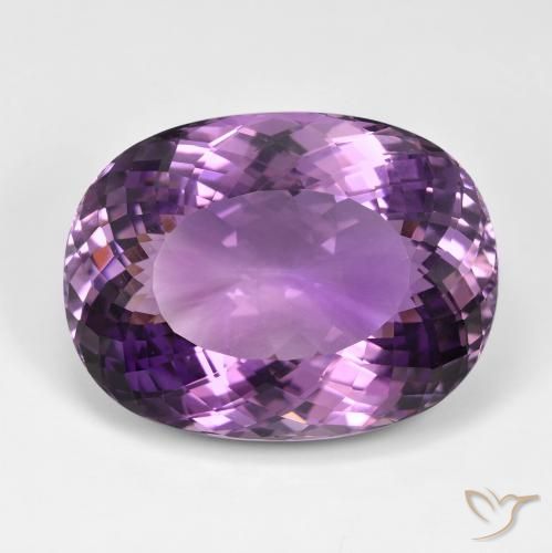 100.51ct Natural Violeta Claro-Médio Ametista, oval, IF
