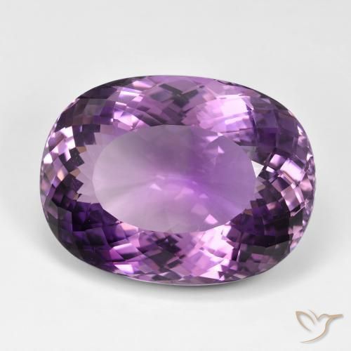 Ametista Violeta Claro-Médio Natural 100.51ct, oval, IF