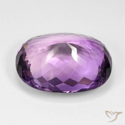 Ametista Violeta Claro-Médio Natural 100.51ct, oval, IF