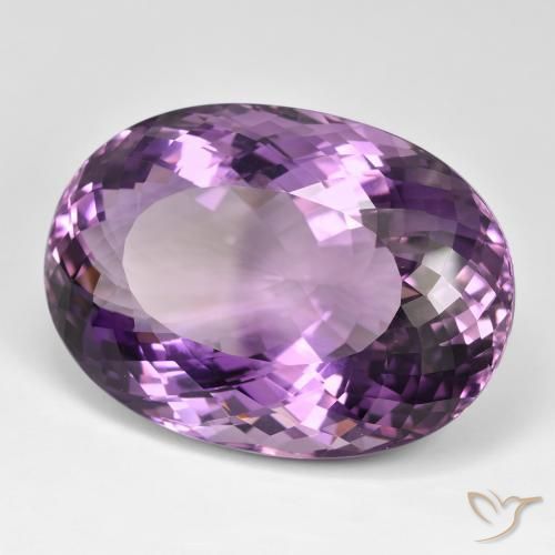 Ametista Violeta Claro-Médio Natural 105.24ct, oval, IF