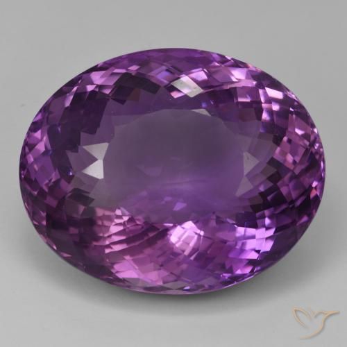 98.10ct Natural Violeta médio Ametista, oval, IF