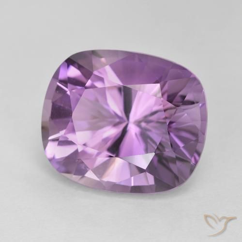Ametista Violeta Claro-Médio Natural 8.25ct, Almofada, VVS