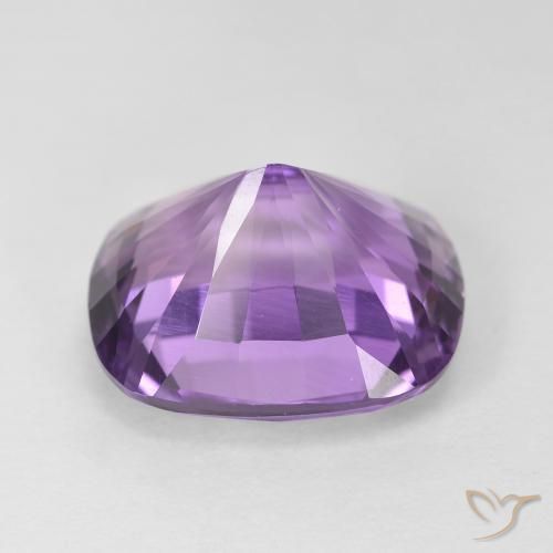 Ametista Violeta Claro-Médio Natural 8.25ct, Almofada, VVS