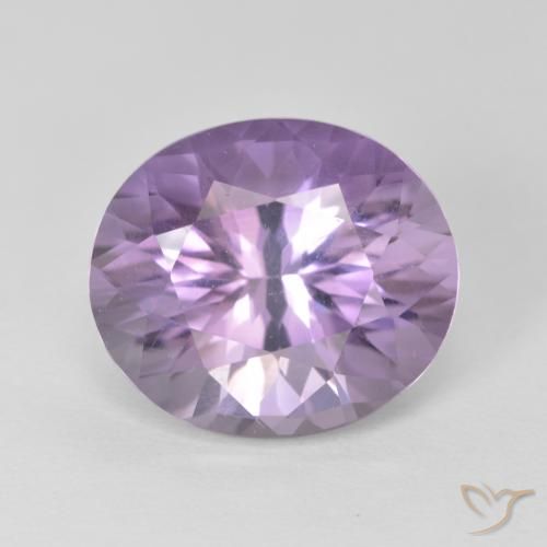 5.07ct Natural Violeta claro Ametista, oval, VS