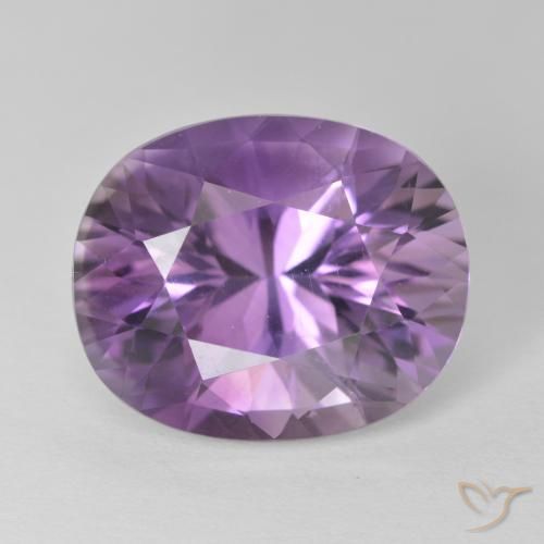 9.17ct Natural Medium Light Purplish-Violet Ametista, oval, VS