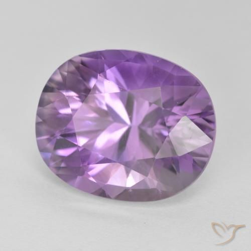 Ametista Medium Light Purplish-Violet Natural 9.17ct, oval, VS