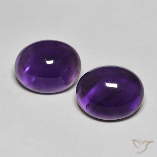 5.50ctw Natural Violeta escuro Ametista, oval, Transparente