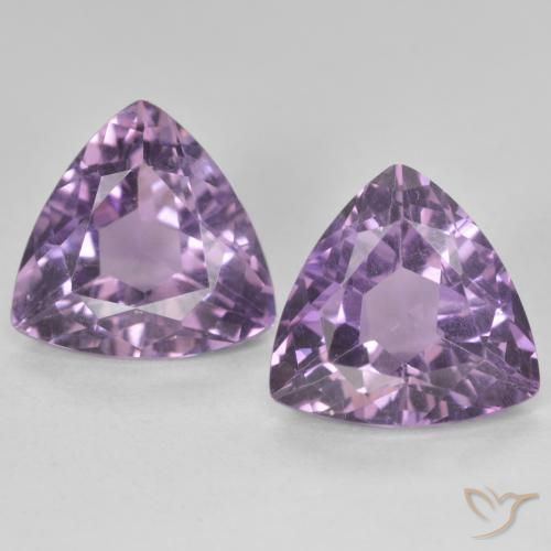 5.77ctw Natural Violeta médio Ametista, Trilhão, VS