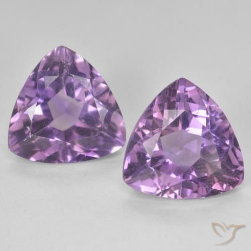 5.63ctw Natural Violeta médio Ametista, Trilhão, VS