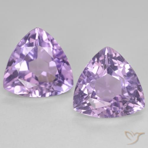 5.64ctw Natural Berinjela Violeta Ametista, Trilhão, VS
