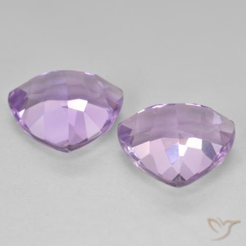 Pedras preciosas de Ametista Berinjela Violeta natural de 5.64 ct, Trilhão, VS