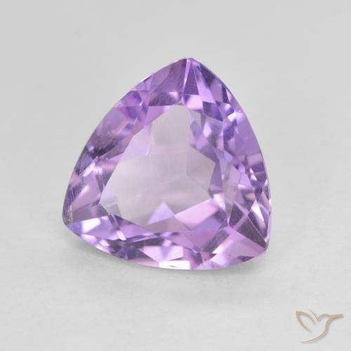 Ametista Violeta rosado Natural 2.88ct, Trilhão, VS
