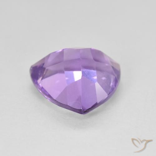 Ametista Violeta rosado Natural 2.88ct, Trilhão, VS