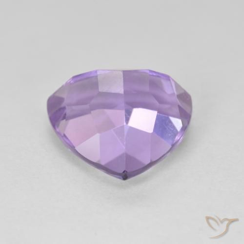 Ametista Violeta médio Natural 3.24ct, Trilhão, VVS-VS