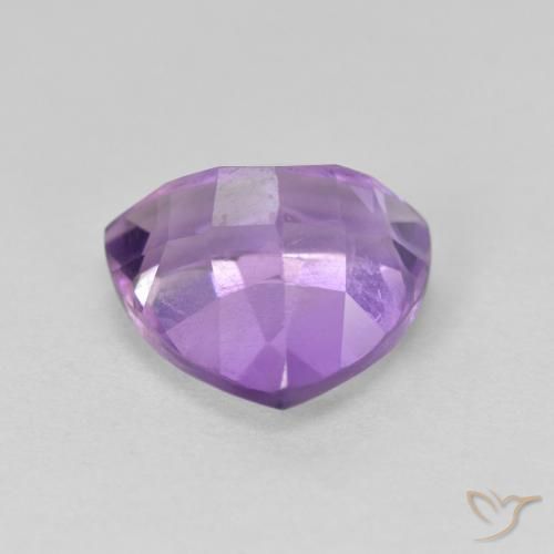 Ametista Violeta rosado Natural 3.21ct, Trilhão, VS