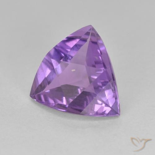 Ametista Violeta médio Natural 2.85ct, Trilhão, VS