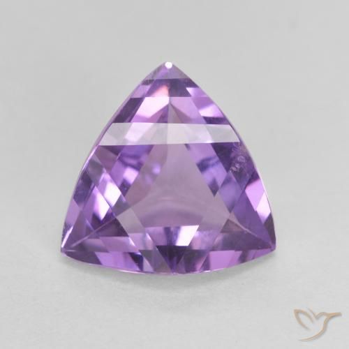 2.95ct Natural Violeta médio Ametista, Trilhão, VS
